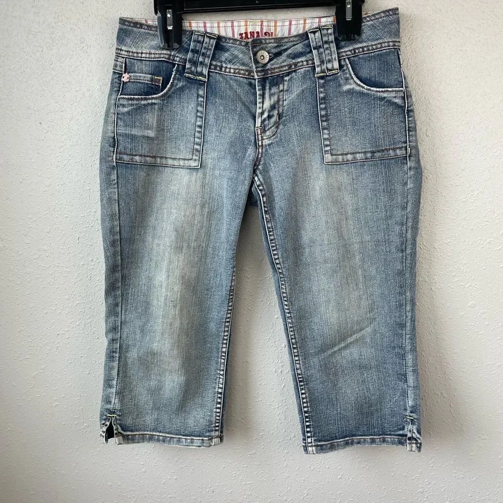 Zana Di Denim Cropped Jeans Size 11 EUC